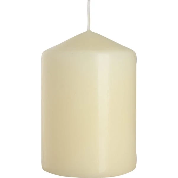 Bispol Ivory Pillar Candle 6.8cm X 10cm 3 Bispol Ivory Pillar Candle 6.8cm X 10cm